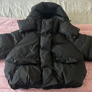 KHY BLACK PUFFER JACKET